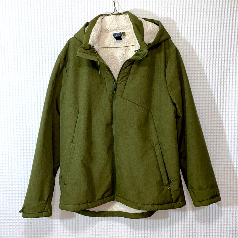 NWT Champion C9 Men's Sherpa Lined Hooded Softshell Jacket